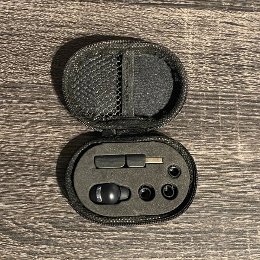 Mini Bluetooth Wireless Headphone Earbud Single In Ear Headset Charger & Case